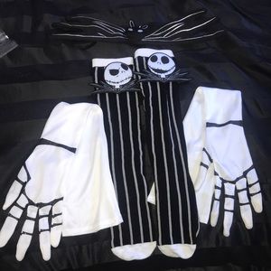 Jack Skellington Gloves, Socks & Bow tie
